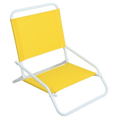 Yellow beach chairs hot sale