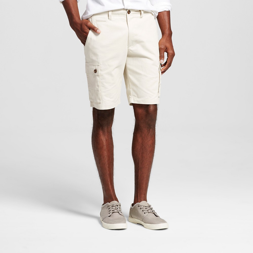 Mens Cargo Shorts 10.5 - Merona Tan 30