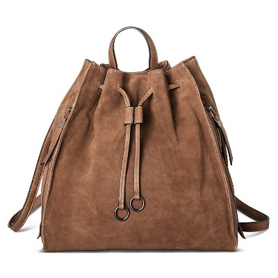 Womens suede online backpack