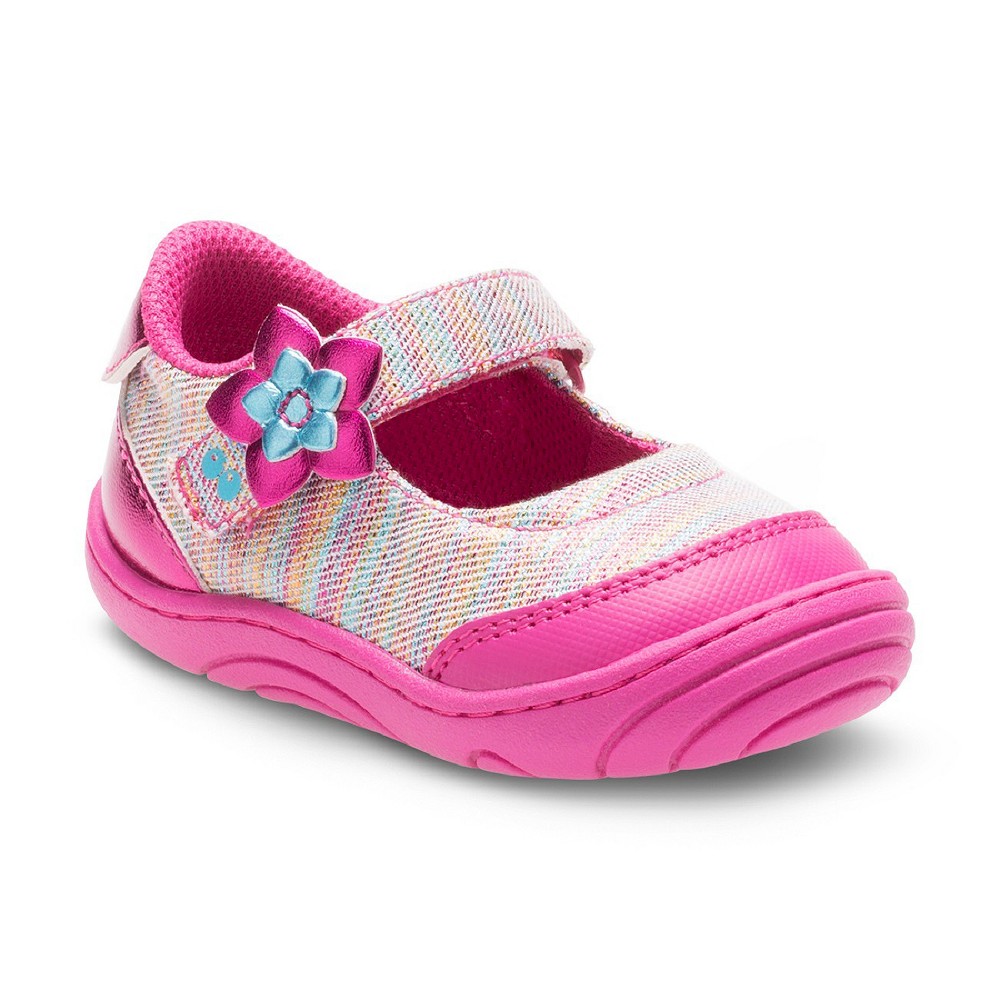 Baby Girls Surprize by Stride Rite Pauline Mary Jane Shoes - 3, Multicolored