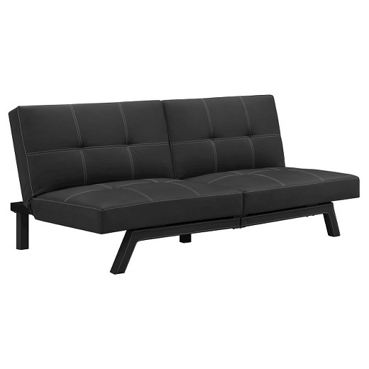 Delaney Splitback Futon Black DHP Tar