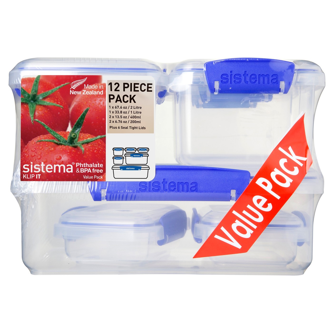 Sistema 12 Pc Container Set