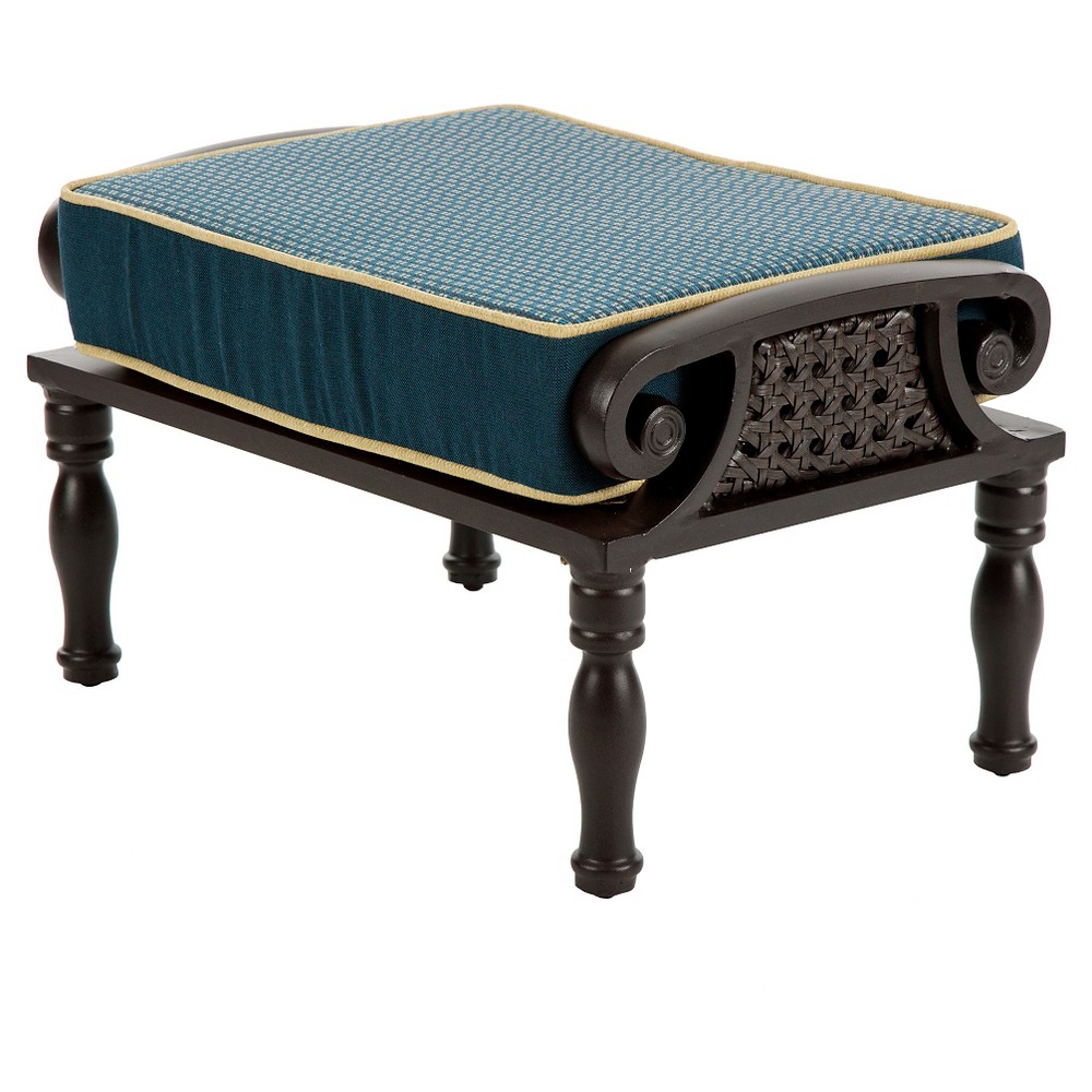 Bombay Outdoors Glenburn Zanzibar Ottoman, Royal Blue