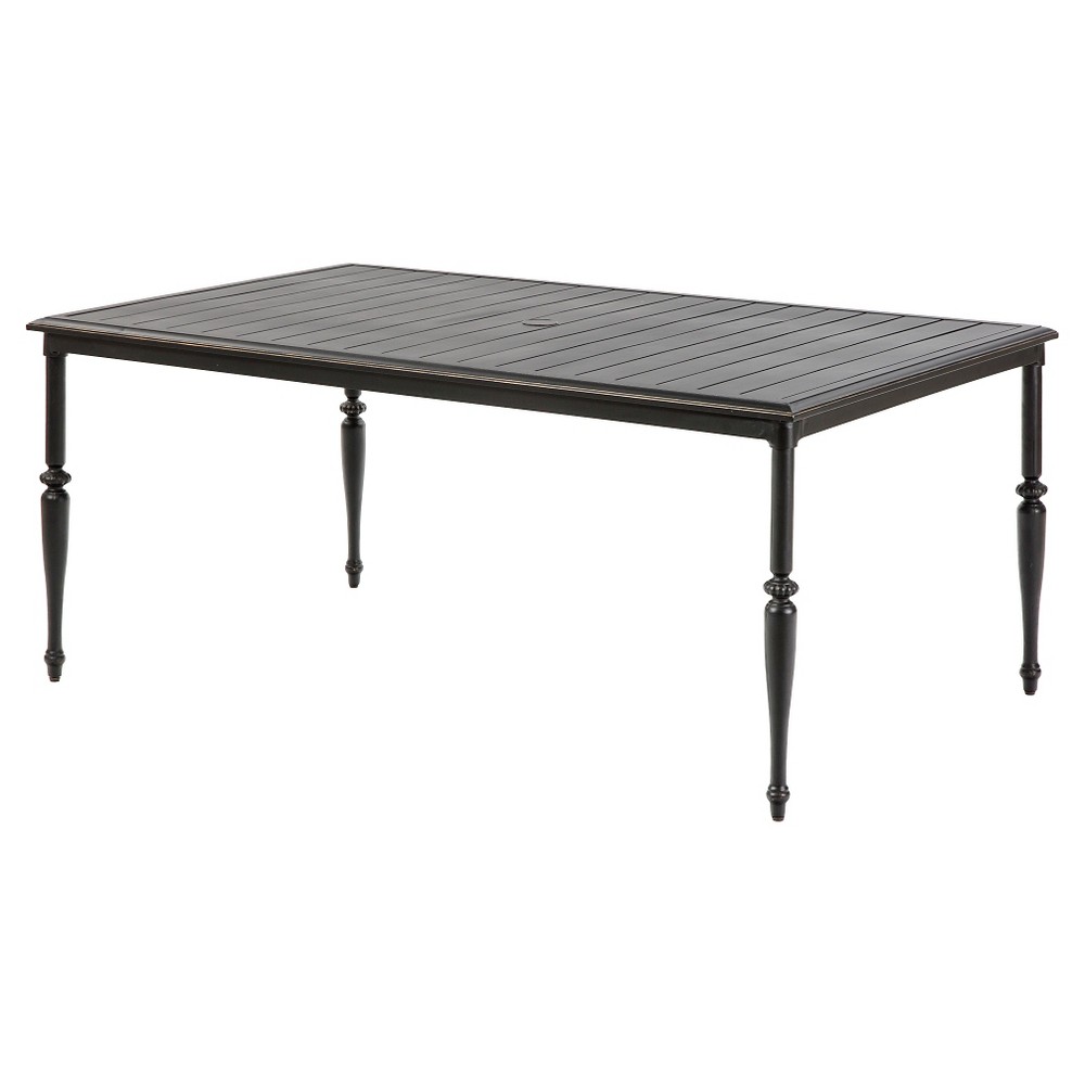 Bombay Outdoors Sherborne Dining Table, Black Espresso