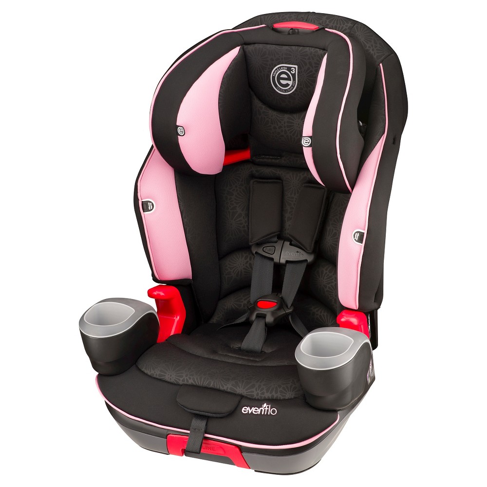 Evenflo Evenlfo Evolve Combination Booster Car Seat, Pink Daisies