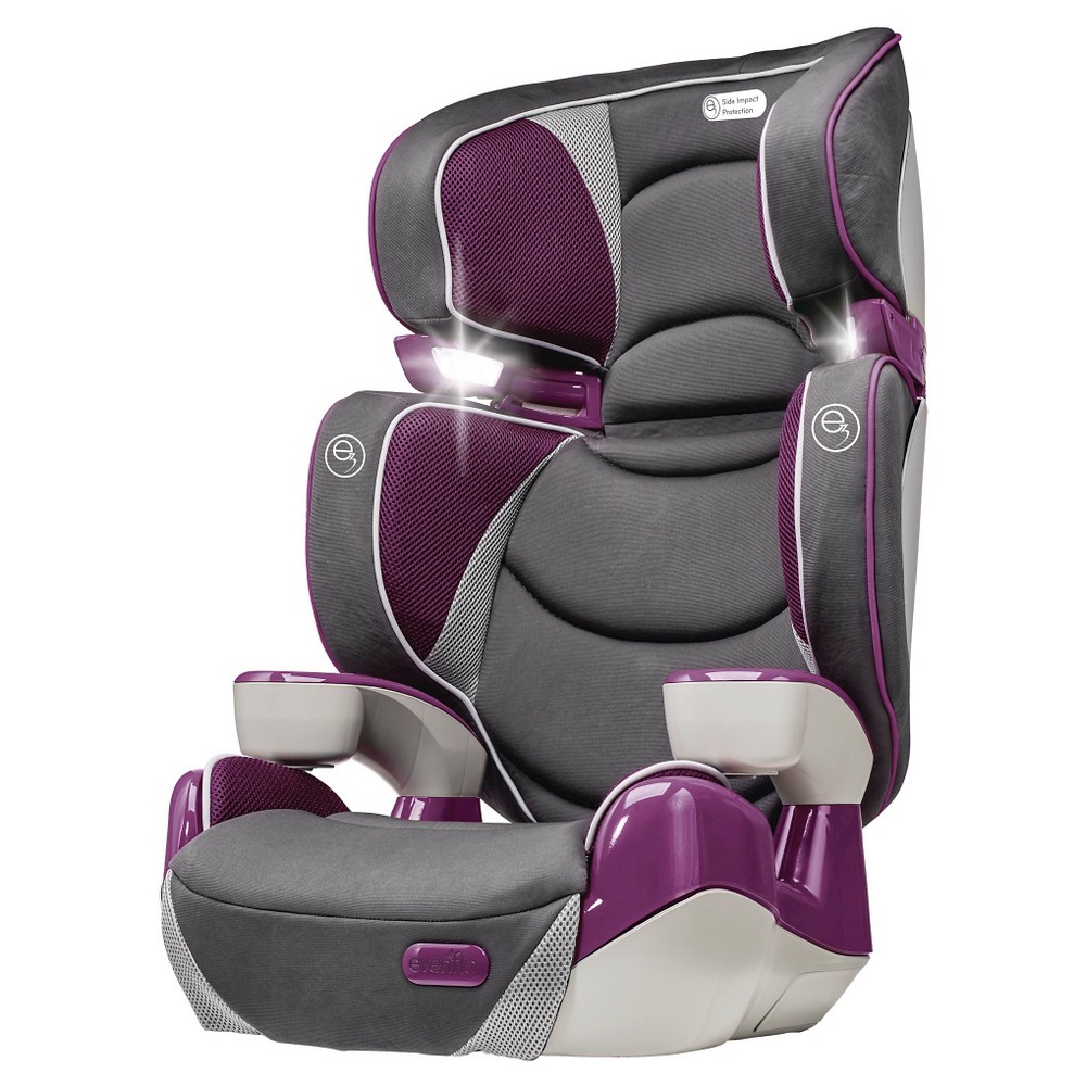 Evenflo RightFit Belt-Positioning Booster Car Seat, Hollyhock