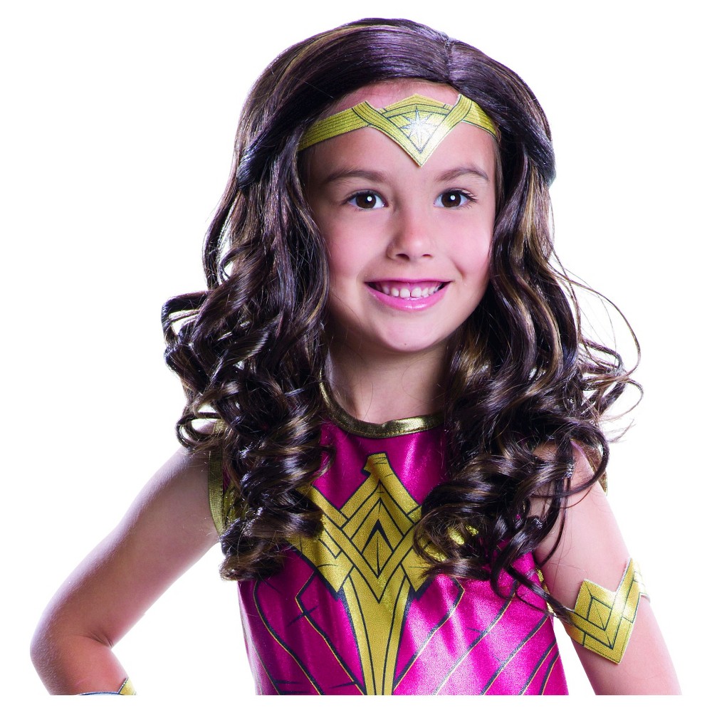 UPC 082686326926 product image for Dawn of Justice Wonder Woman Child Wig Costume Accessory, Multi-Colored | upcitemdb.com