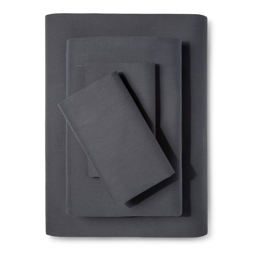 Easy Care Sheet Set (Twin XL) Flat Gray - Room Essentials