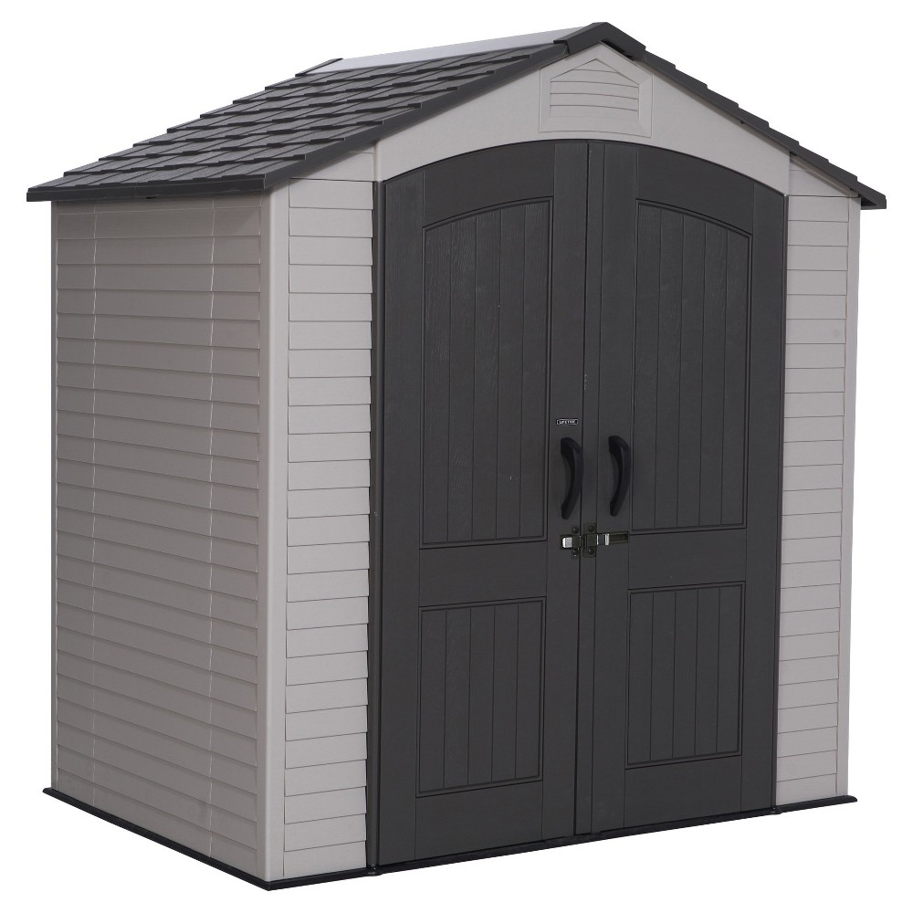 UPC 081483008653 product image for Storage Shed: Lifetime 7' x 4.5' Outdoor Storage Shed: Gray, Grey | upcitemdb.com