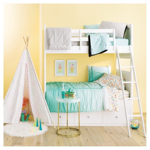 Pom Pom Teepee Purple/Mint Pillowfort Target