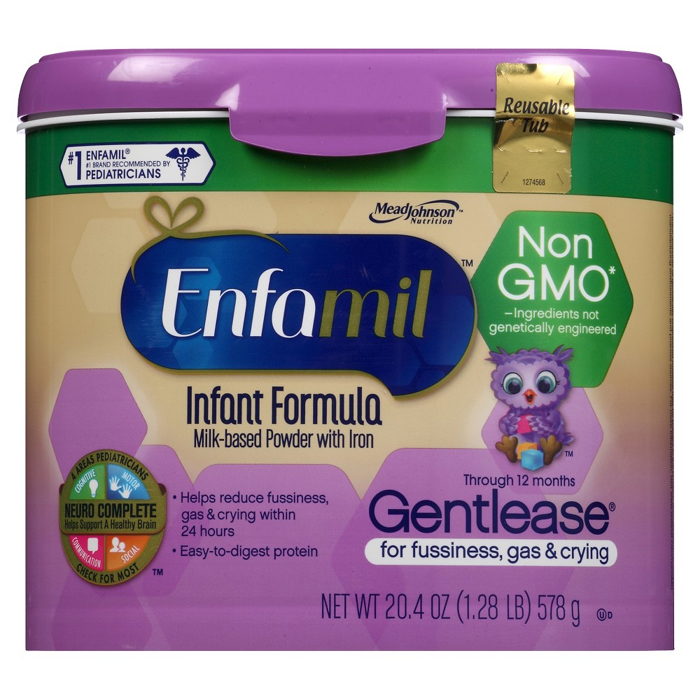UPC 300875117668 product image for Enfamil Gentlease Non-GMO Infant Powder Tub - 20.4oz | upcitemdb.com