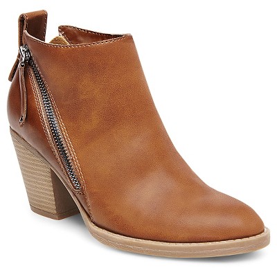 Womens dv Jameson Double Side Zip Booties - Cognac 7 – Target Inventory ...