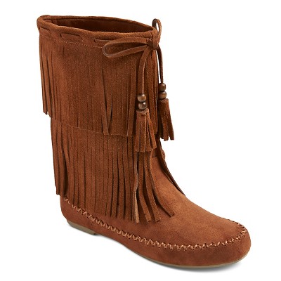 Mossimo shop fringe boots