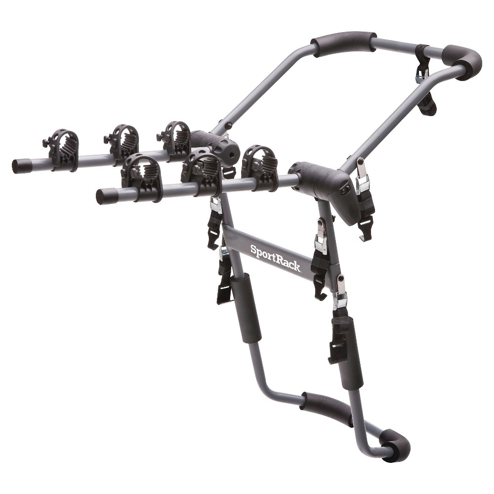 SportRack Drafter 3 Rear Mount Bike Carrier, 3-Bikes, Gray