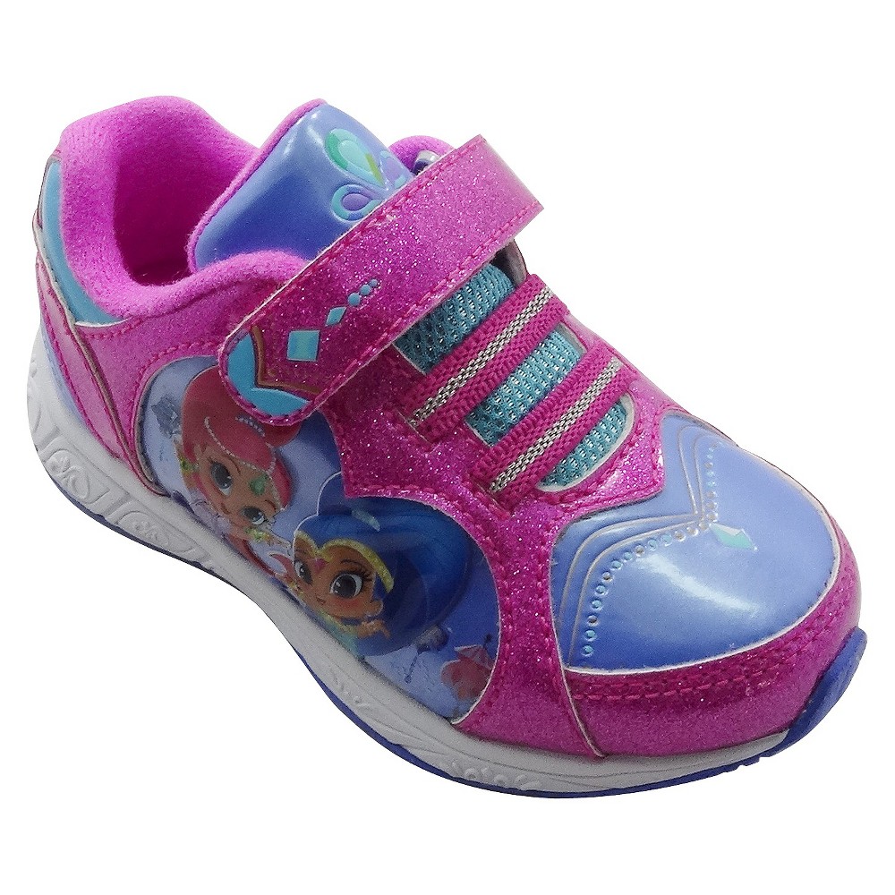 Toddler Girls Shimmer and Shine Athletic Sneakers - Pink 6