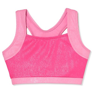 hot pink sports bra target