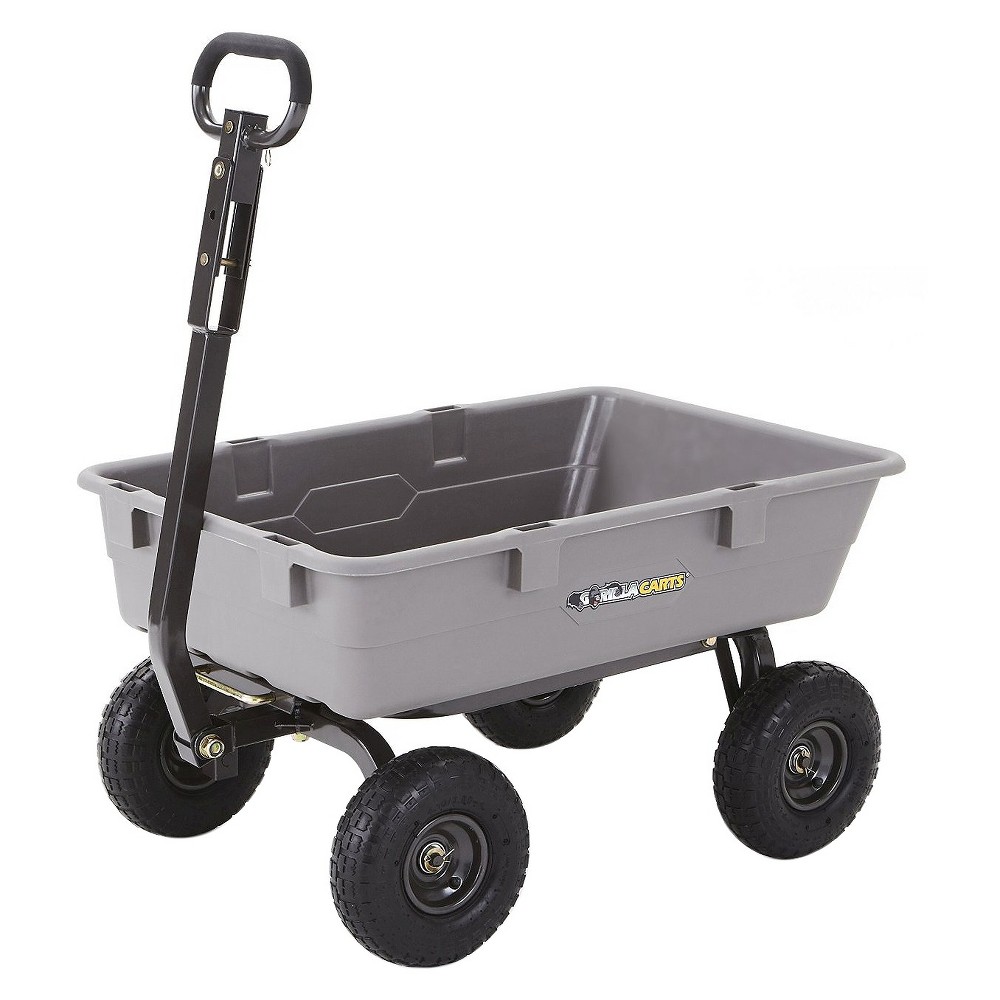 UPC 722571011048 product image for Outdoor Serving Cart: Gorilla Carts Poly Garden Dump Cart with Steel Frame and P | upcitemdb.com