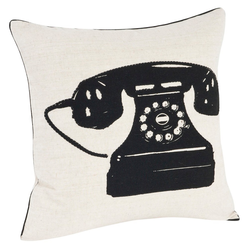UPC 789323280596 product image for Telephone Design Pillow Natural (18