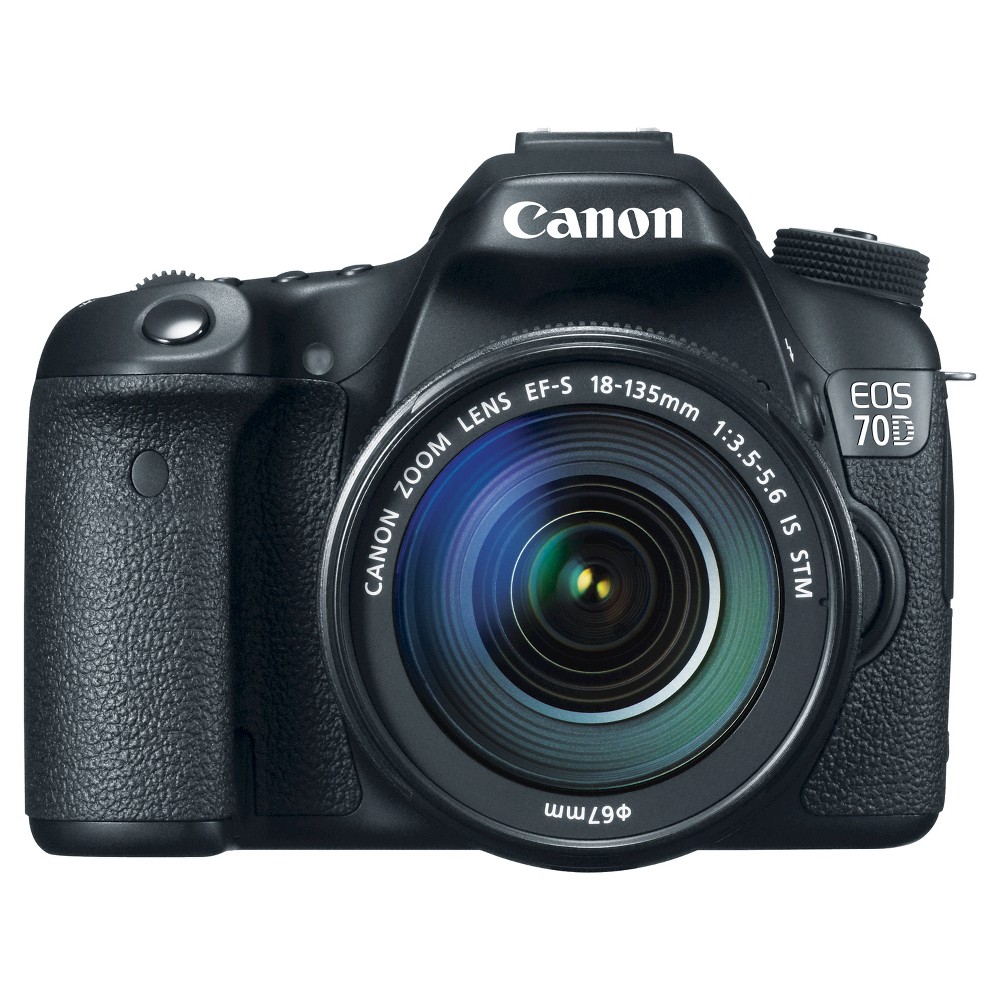 UPC 013803221633 product image for Eos 70D 18-135mm IS Kit Dslr Camera - Black (1069C001) | upcitemdb.com