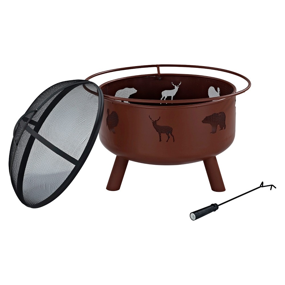 Crosley Round Fire Pit - Clay