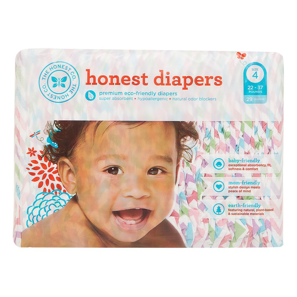 UPC 817810014826 The Honest Co. Disposable Diapers, Chevron Size 4