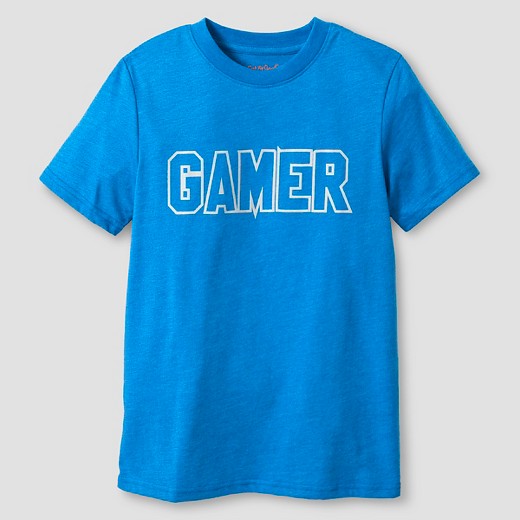 Boys' Gamer Graphic T-Shirt - Cat & Jack Blue : Target