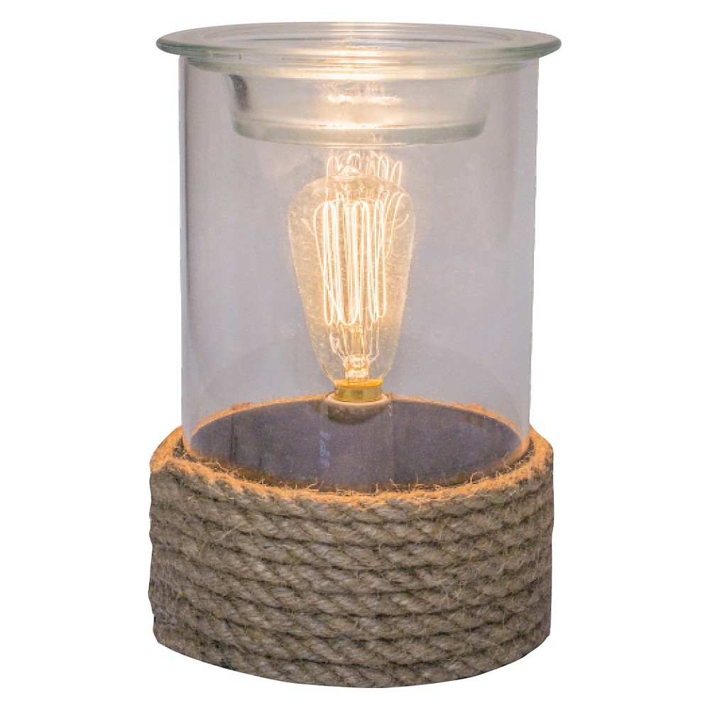 Decorative Candle Warmer Rope Glass - Ador, Brown
