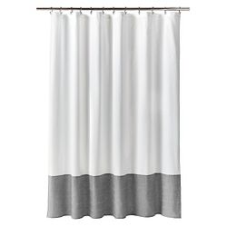 Hampton Stripe Shower Curtain Gray Kassatex 174 Target
