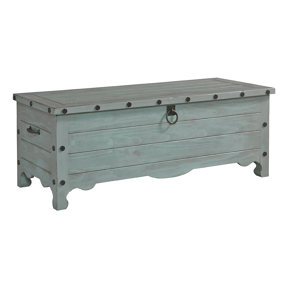 Jesse Storage Trunk - Gray - Progressive Furniture