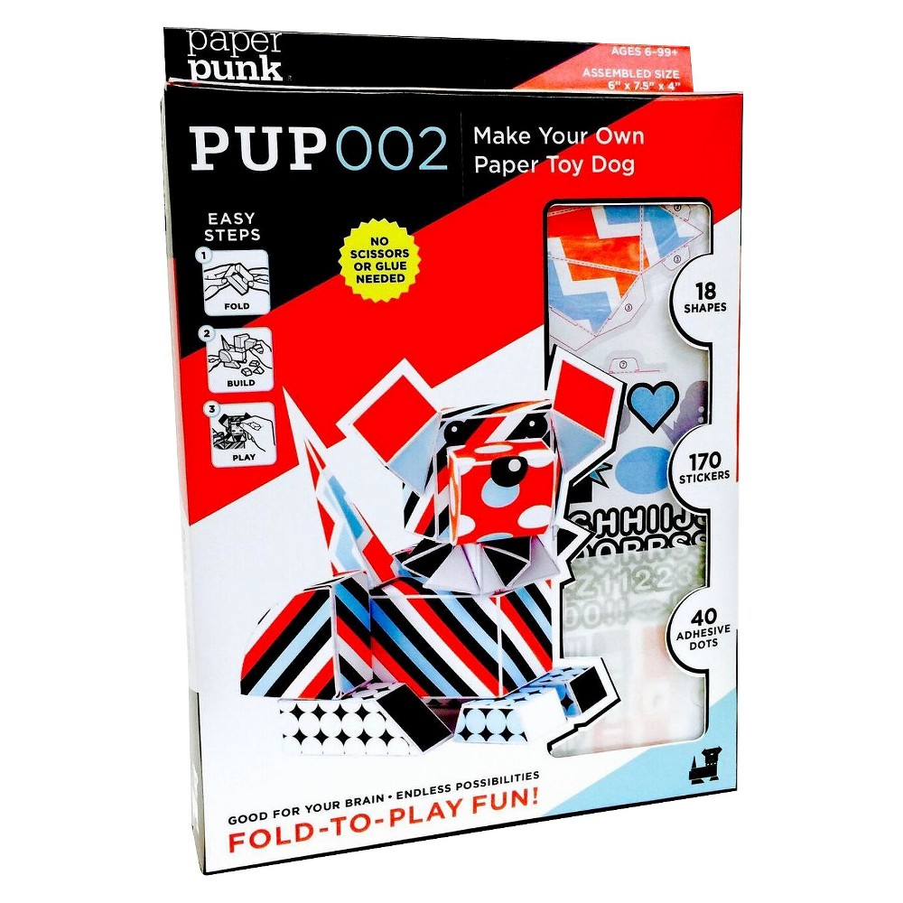 Paper Punk Make Your Own Paper Toy Dog