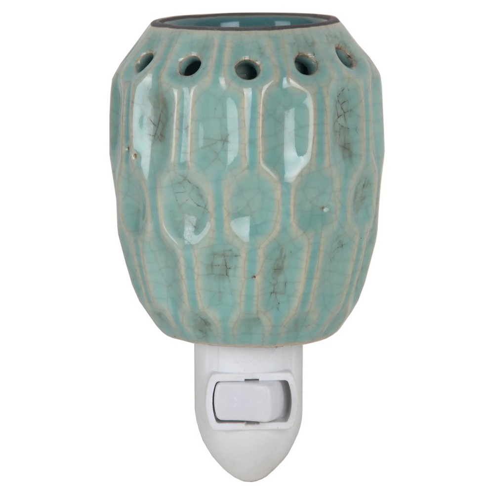 Warmer Ceramic Plug In Crackle Gold - Home Scents by Chesapeake Bay Candle, Lite Sky