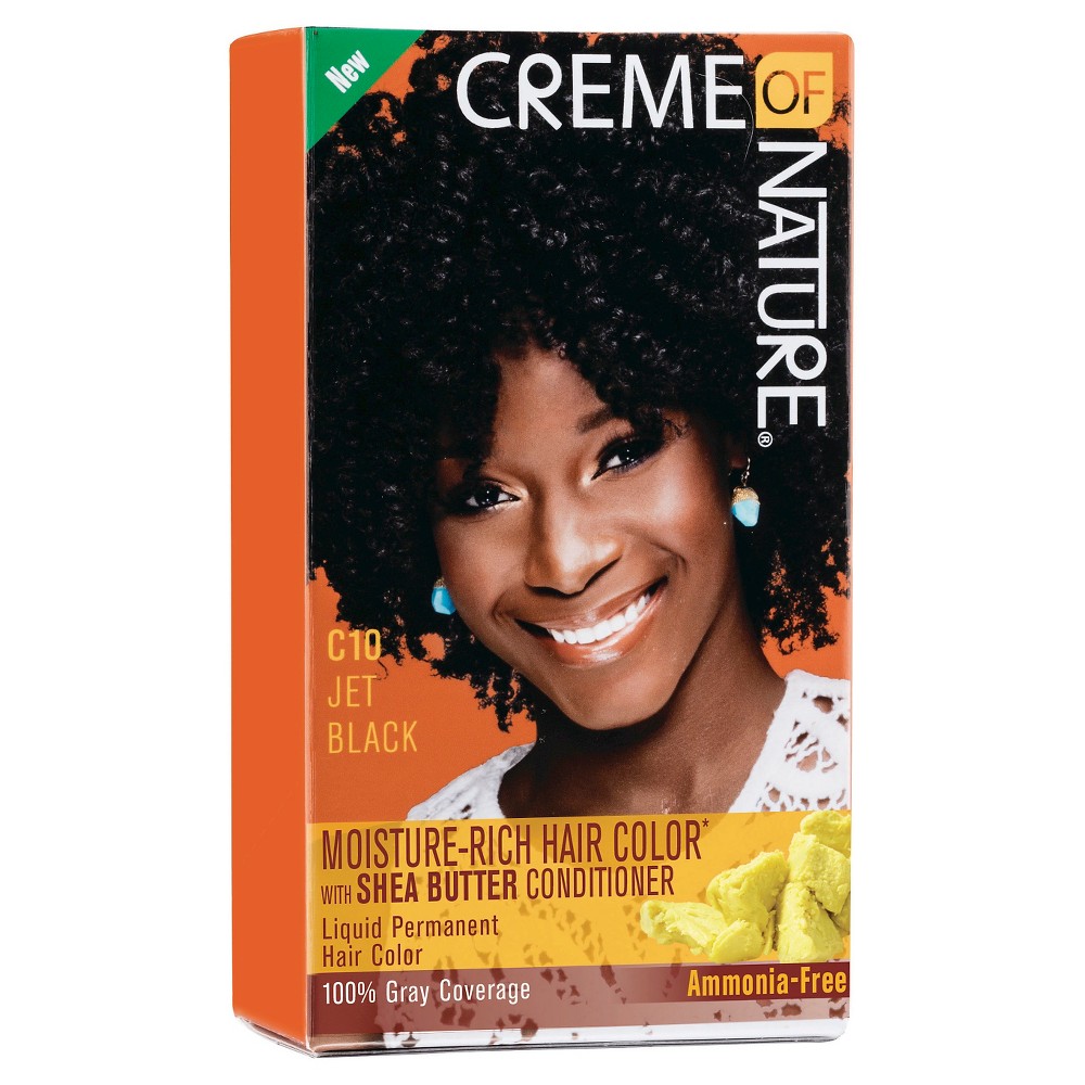 UPC 075724640108 product image for Creme of Nature Moisture Rich Hair Color C10 Jet Black | upcitemdb.com