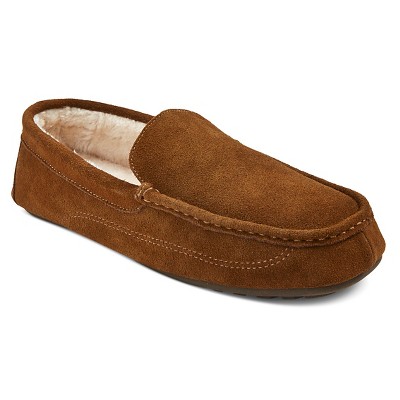 mens moccasin slippers target