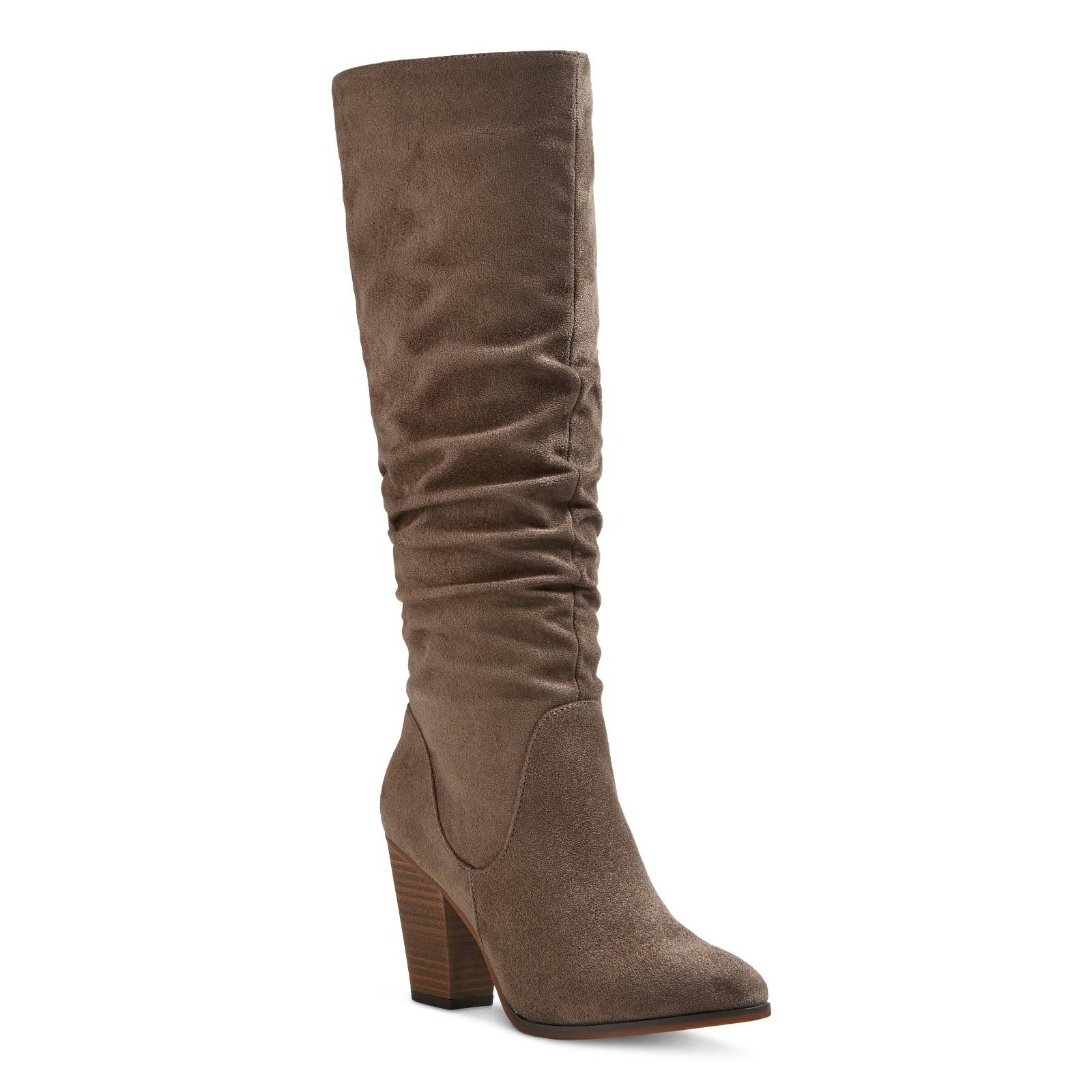 Women's Dina Suede Scrunch Boots - Merona™ | eBay