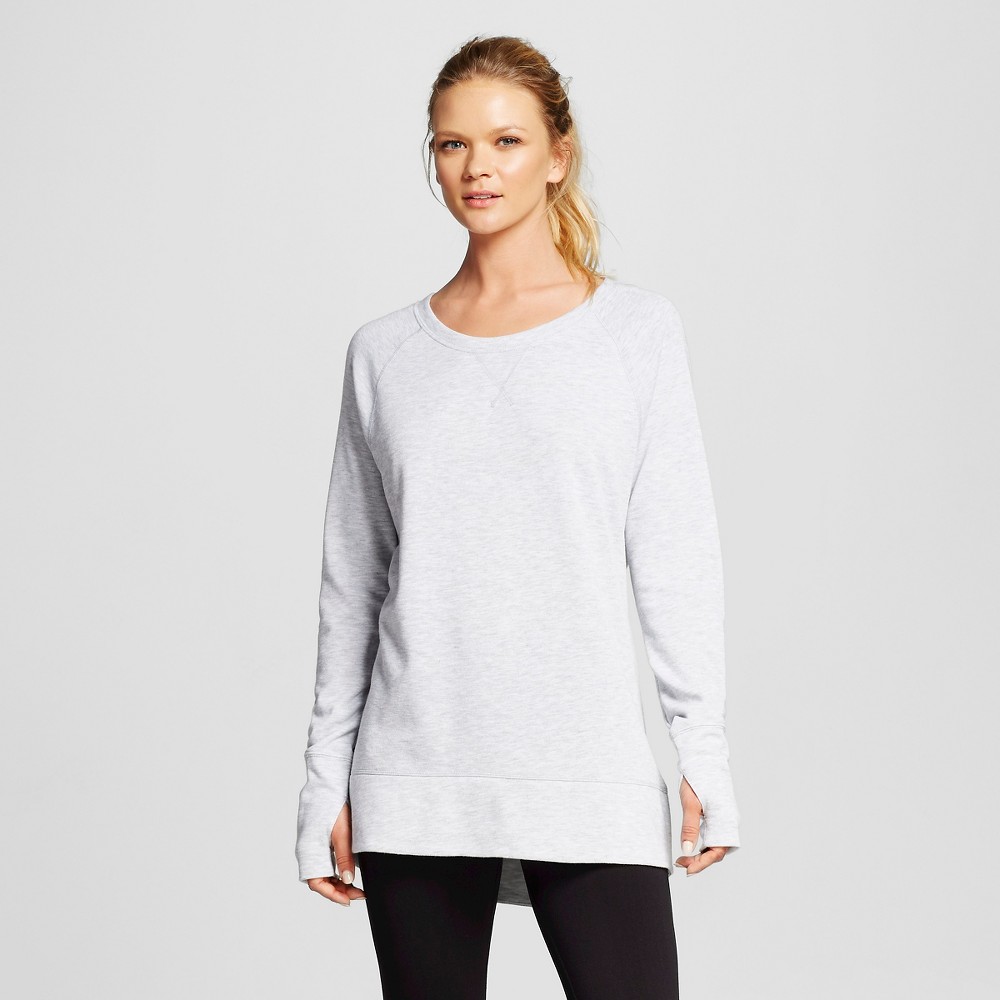 Womens Activewear Sweatshirt - Heather Gray M - C9 Champion, Heather Grey