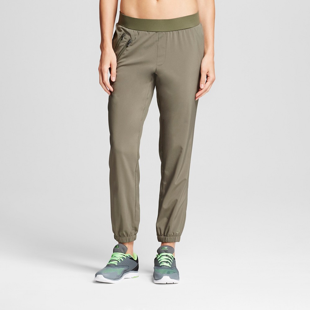 Womens Activewear Pants - Green M - C9 Champion, Camouflage Green