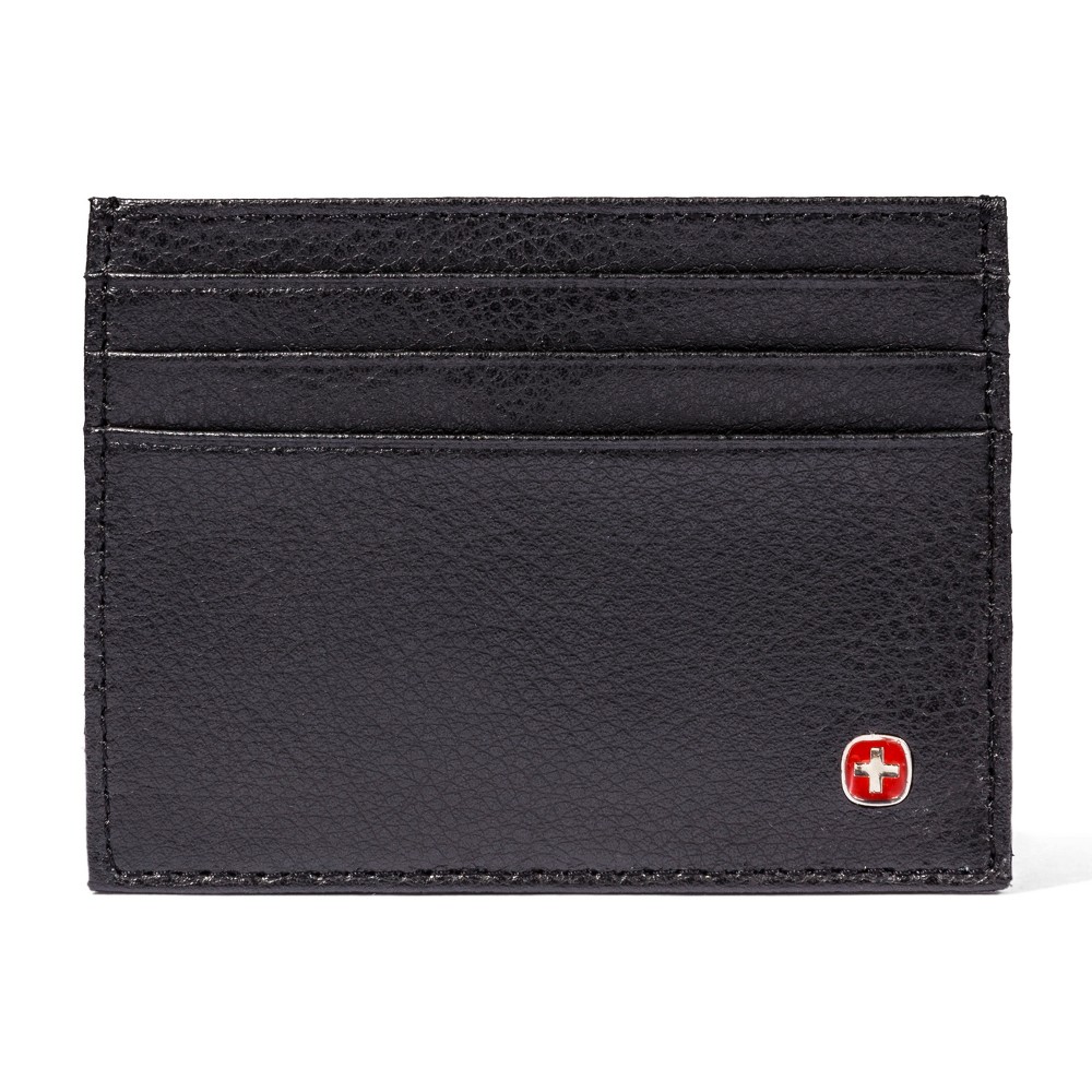 Swiss Gear Mens Card Case Wallet - Black