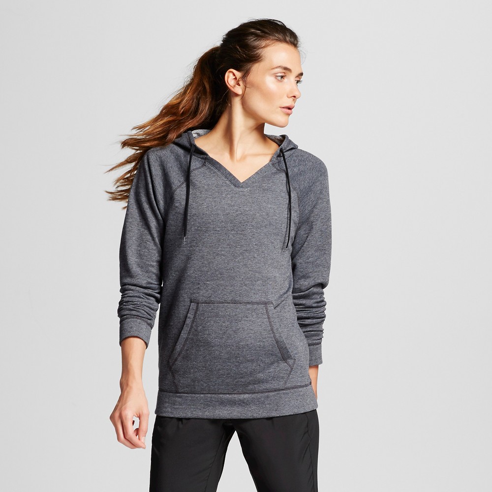 Womens Activewear Sweatshirt - Black Heather M - C9 Champion, Ebony Heather