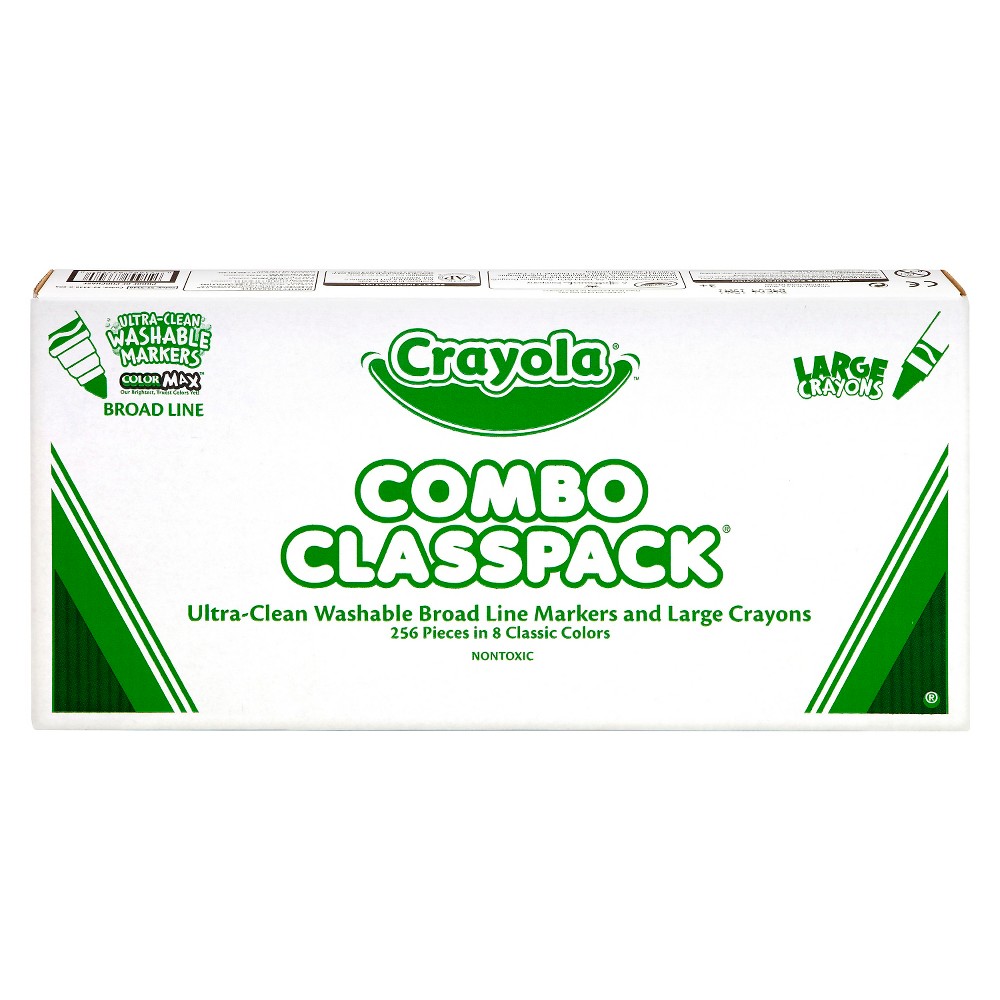 UPC 071662833480 product image for Crayola Crayon and Marker Classpack - 256 Count | upcitemdb.com