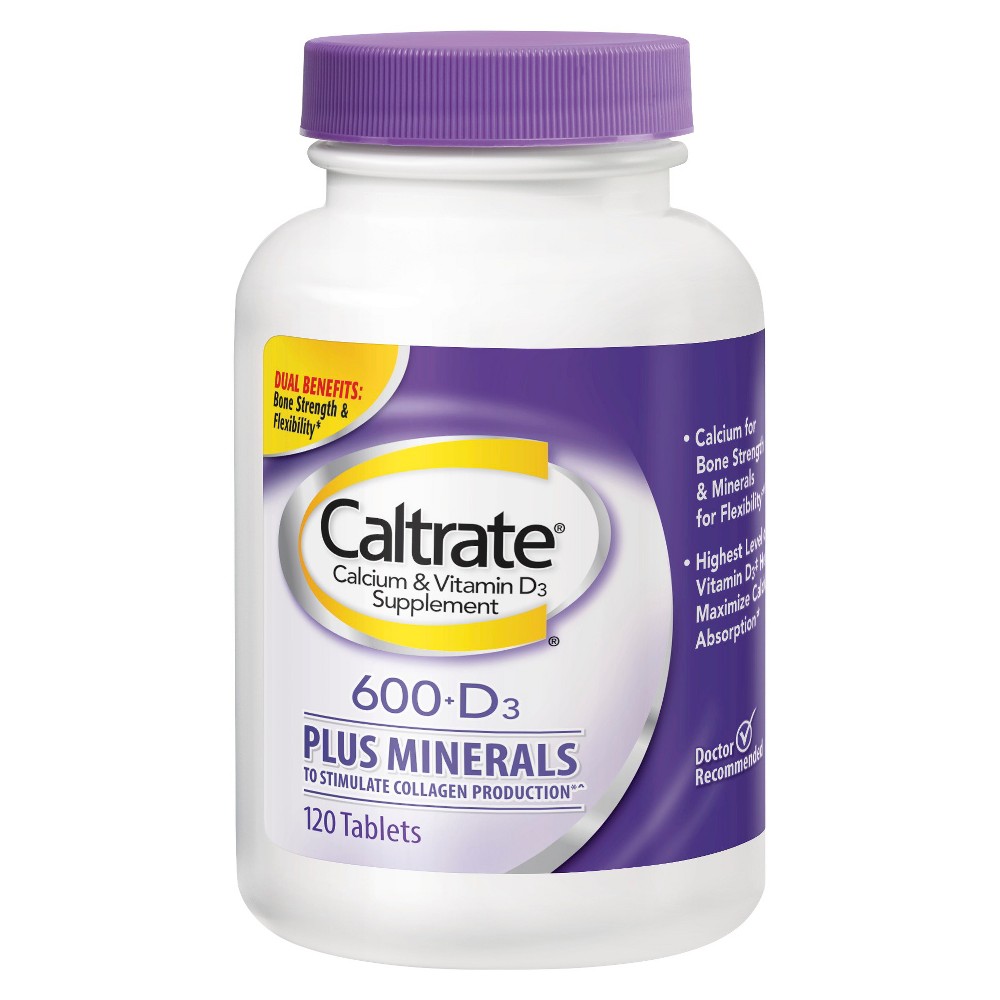 UPC 300055556232 product image for Caltrate Calcium & Vitamin D3 Plus Minerals Tablets - 120 Count | upcitemdb.com