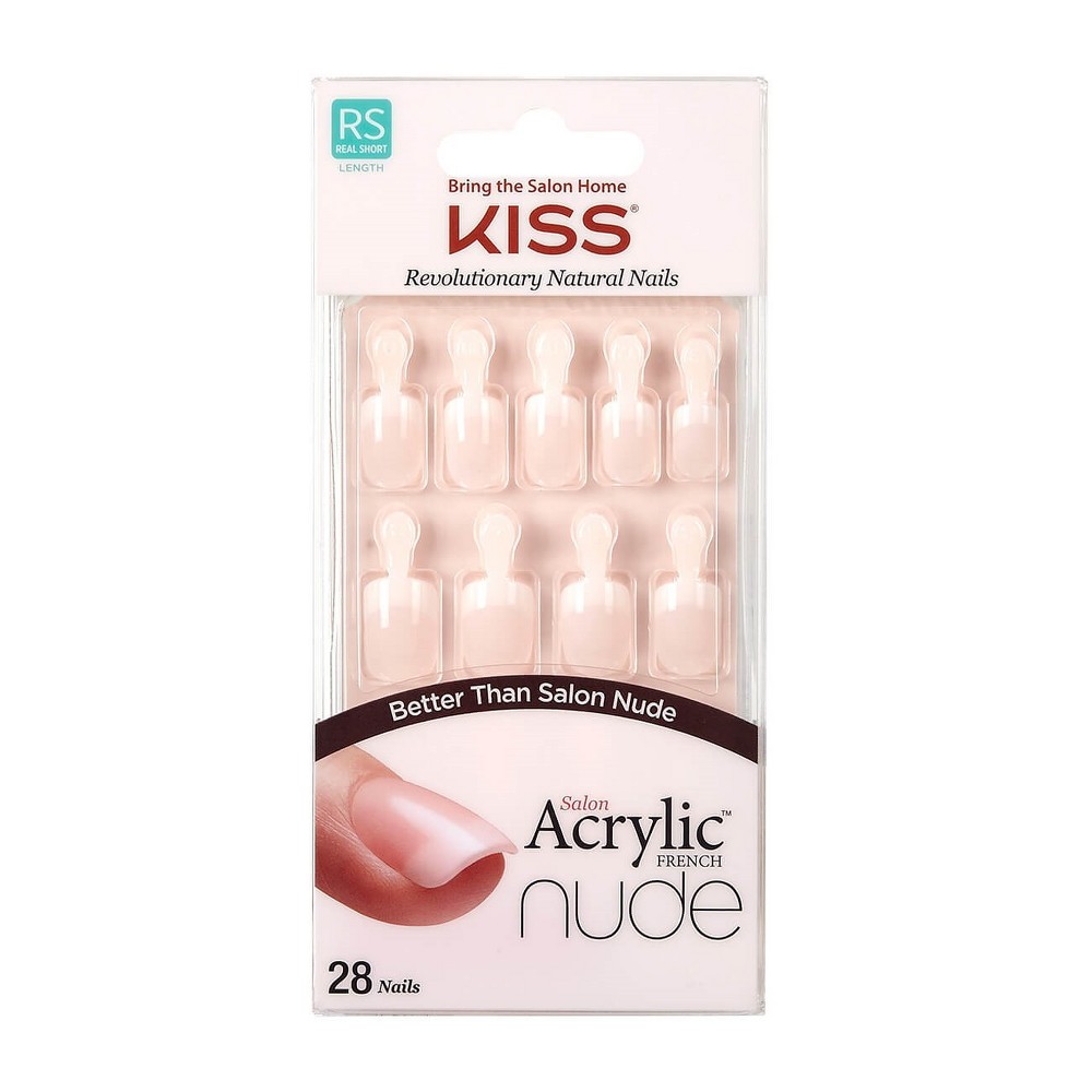 Kiss Products Inc. False Nails - 28ct, Nude