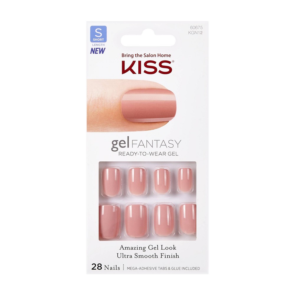 Kiss False Nails Pink Beige - 28ct