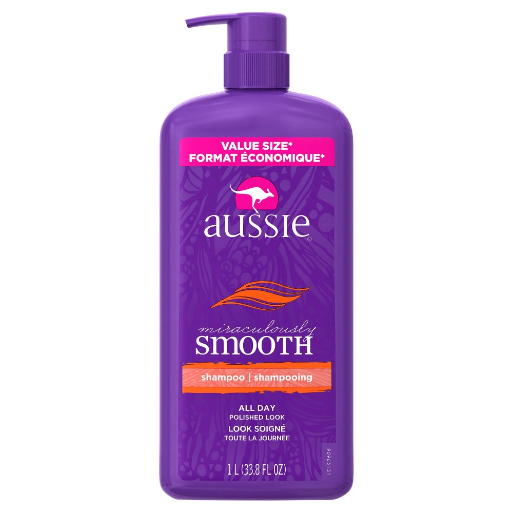 UPC 381519186356 product image for Aussie Miraculously Smooth Shampoo 33.8 oz | upcitemdb.com