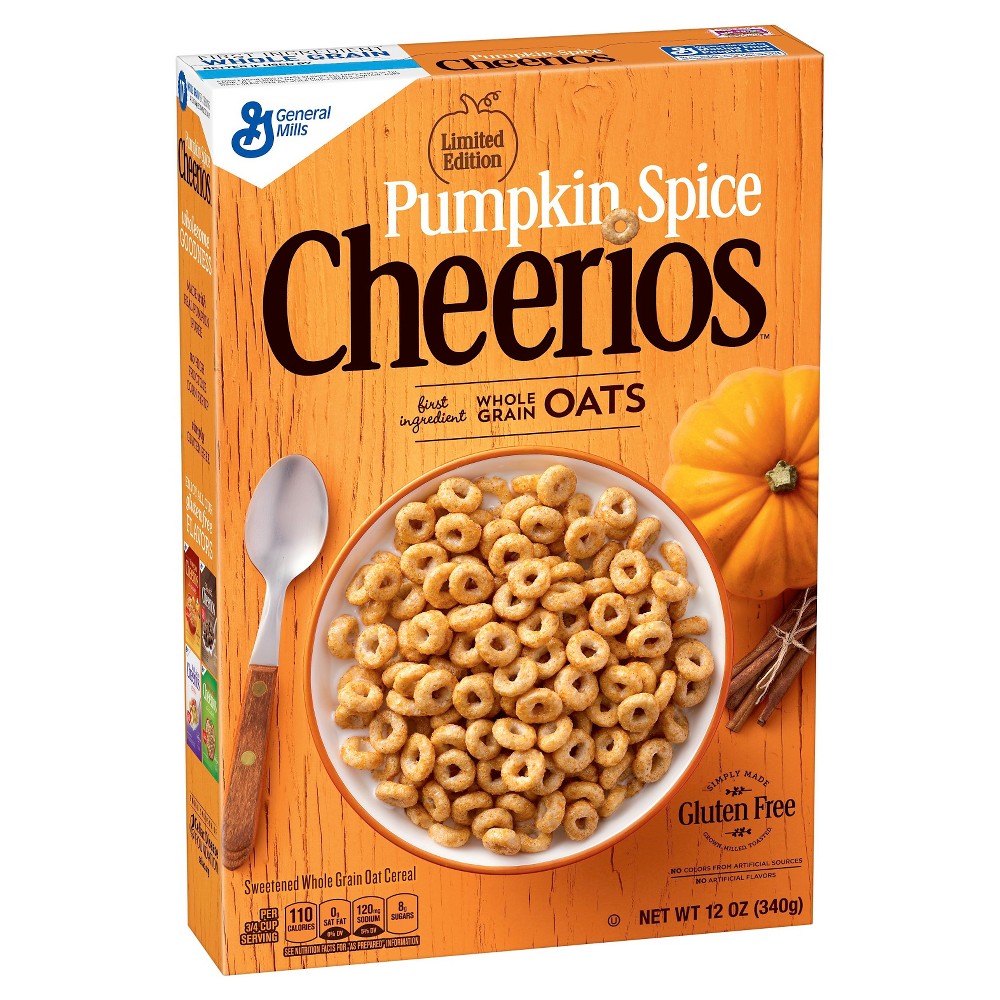 UPC 016000478855 product image for General Mills Pumpkin Spice Cheerios Cereal 12oz | upcitemdb.com