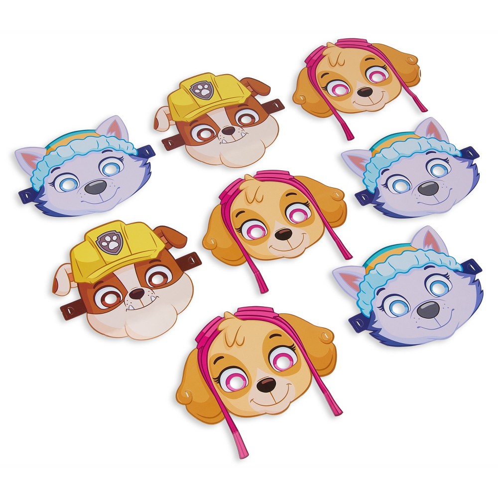 8 ct Paw Patrol Girl Masks