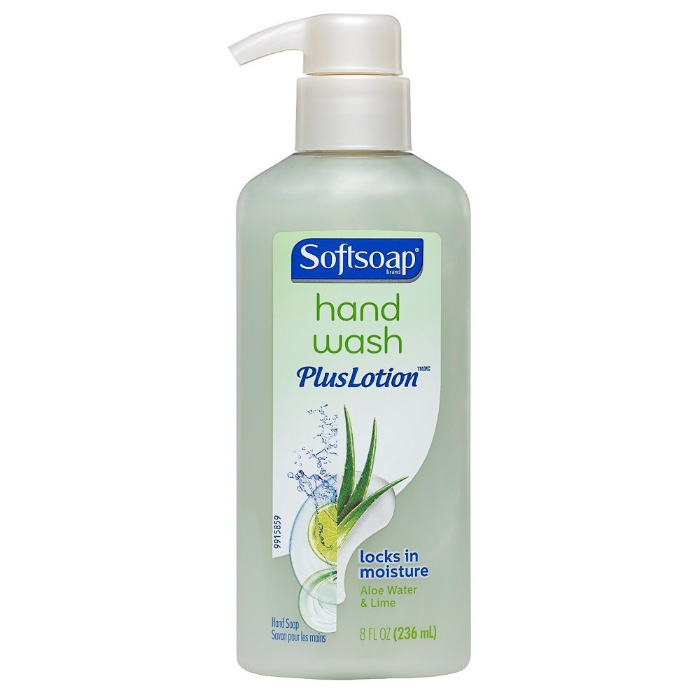 Softsoap Aloe Water and Lime Hand Wash Plus Lotion Pump - 8 fl oz