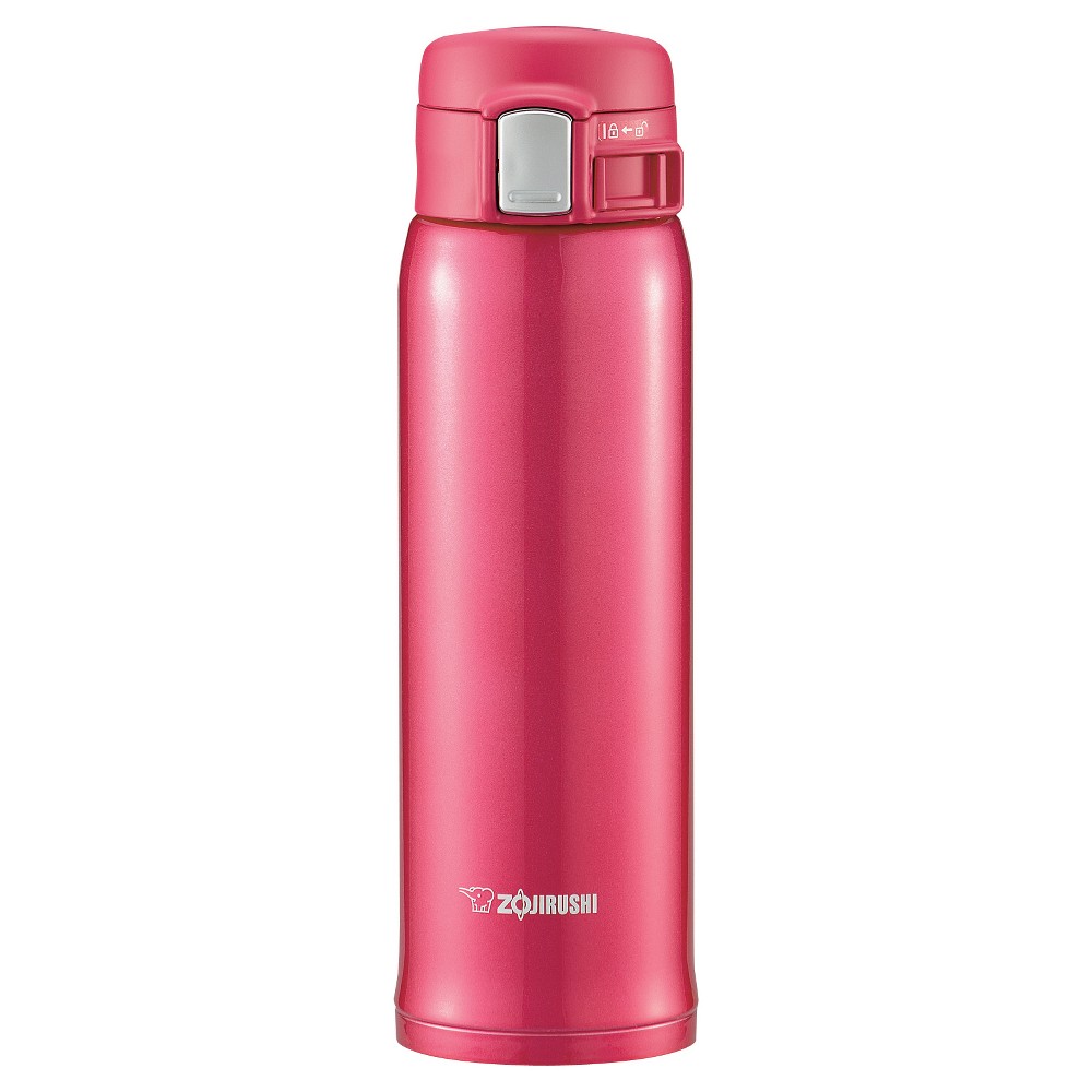 EAN 4974305208163 product image for Zojirushi 16 oz. Stainless Steel Vacuum bottle with Nonstick Coating - Clear Red | upcitemdb.com