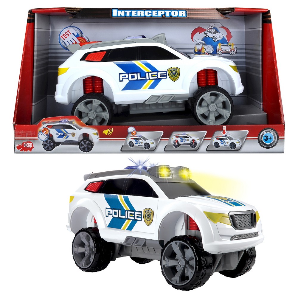 Dickie Toys Majorette Action Series Police Intercetor Vehicle