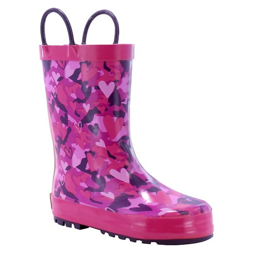 Toddler Girl Heart Camo Rain Boot Pink Western Chief Target