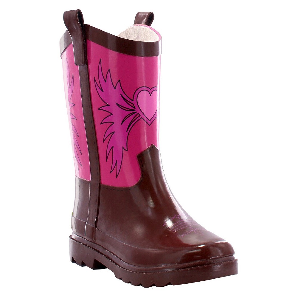 Western Chief Toddler Girls Western CowGirls Rain Boots - Pink 5